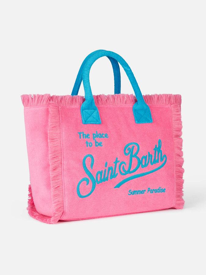 Mc2 Saint Barth Borsa Tote Vanity Sponge In Spugna Fucsia