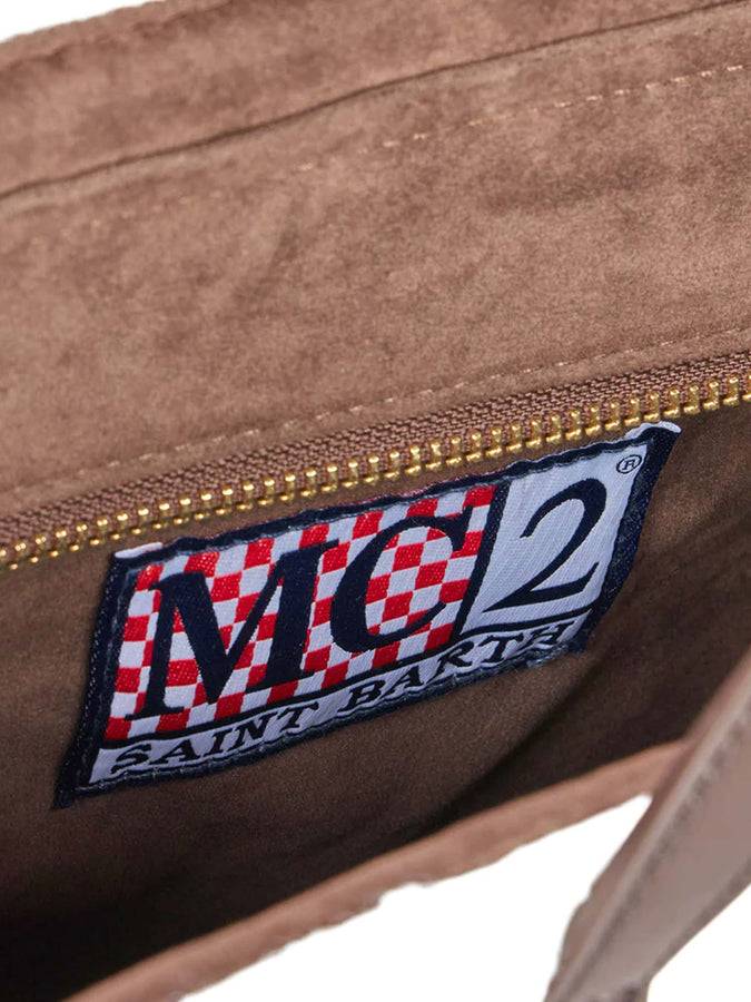 Mc2 Saint Barth Borsa Vivian Con Stampa Bandana E Dettagli Sherpa