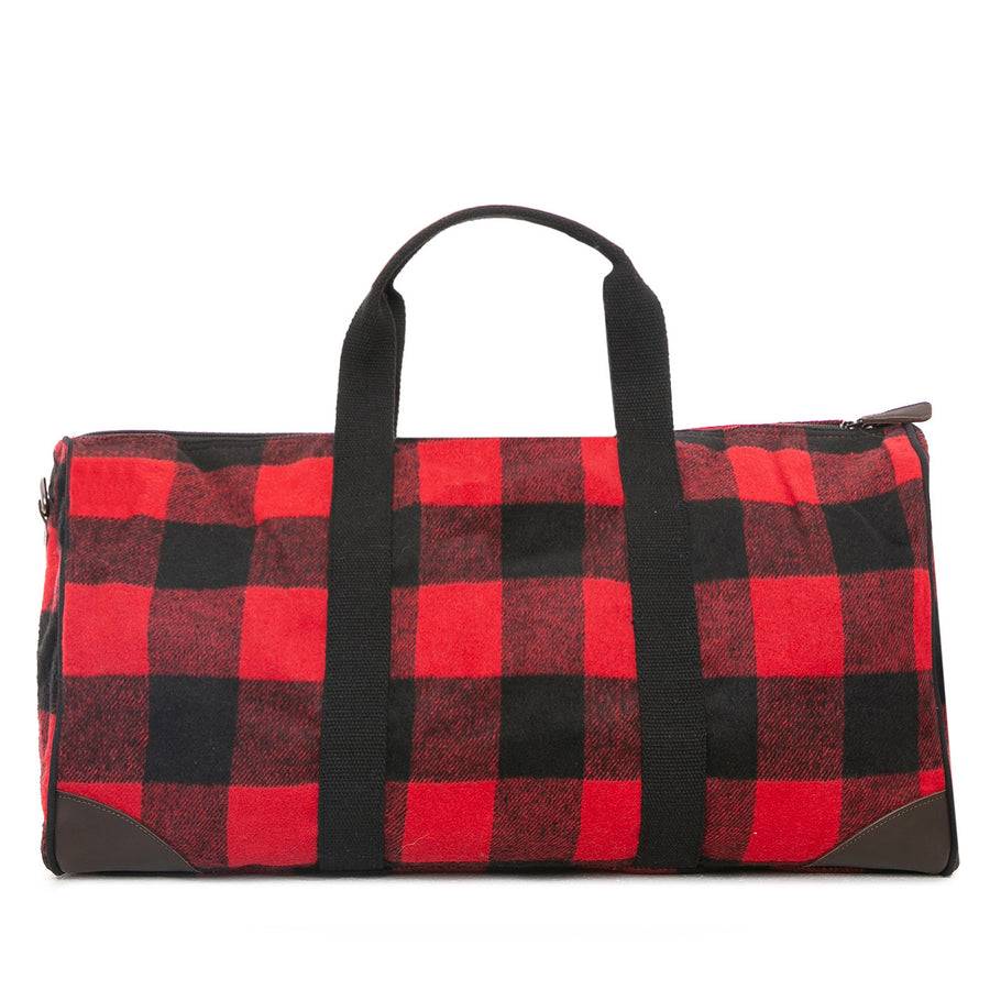 Mc2 Saint Barth Borsone Da Viaggio Con Stampa Tartan