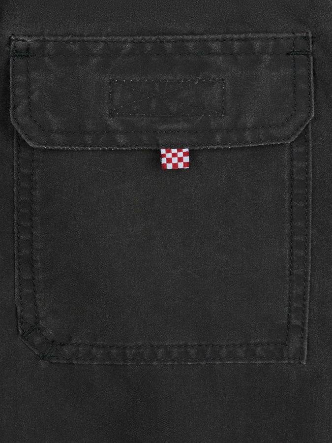 Mc2 Saint Barth Boy Black Classic Swim-shorts Tender With Pirate Embroidery