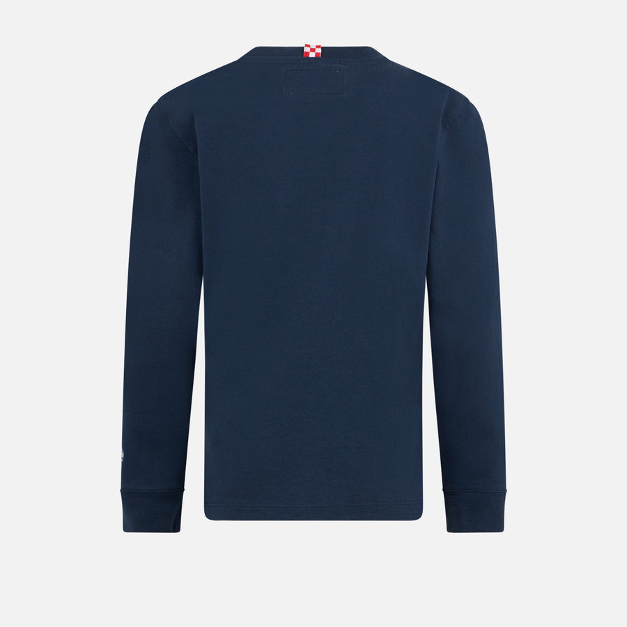 Mc2 Saint Barth Boy Blue Heavy Cotton T-shirt With Snoopy Print | PEANUTS SPECIAL EDITION