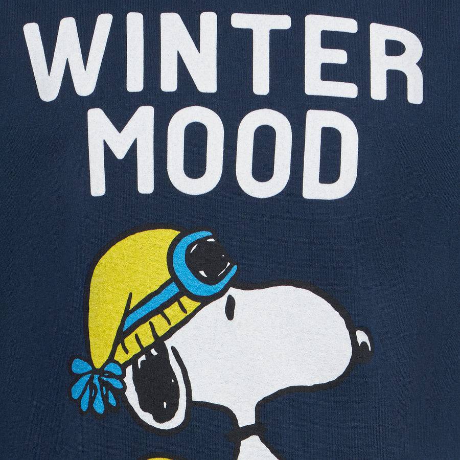 Mc2 Saint Barth Boy Blue Heavy Cotton T-shirt With Snoopy Print | PEANUTS SPECIAL EDITION