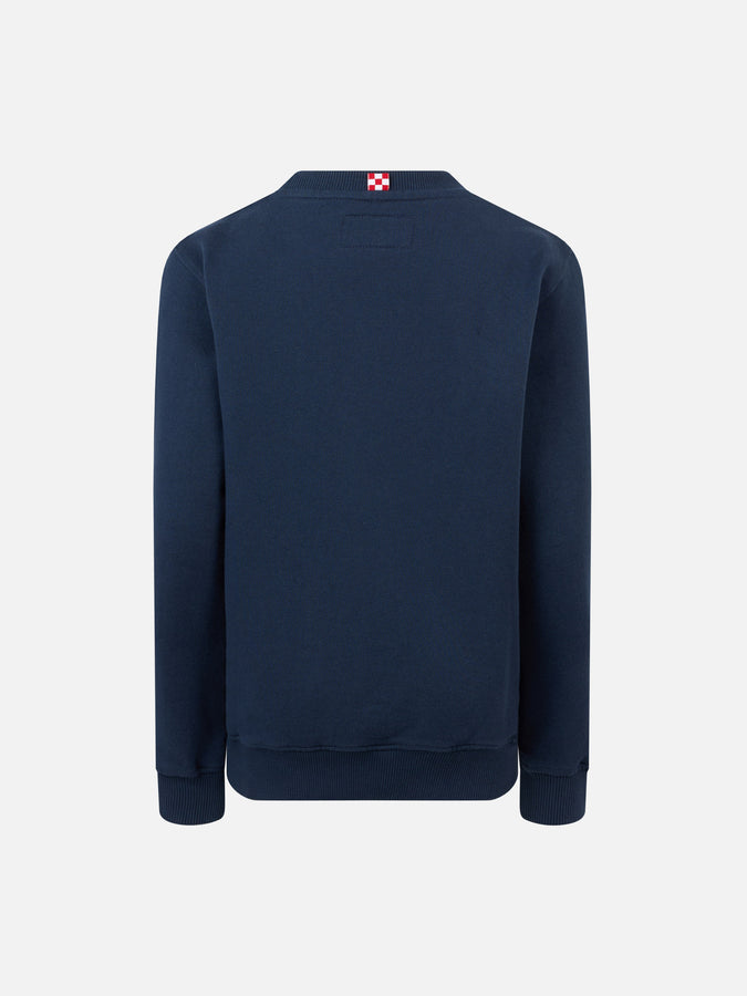 Mc2 Saint Barth Boy Sweatshirt Bobby With St. Barth Sport Club Print