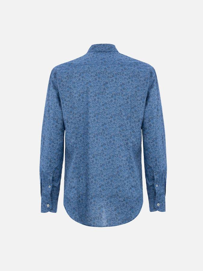 Mc2 Saint Barth Camicia Uomo Emma & Georgina In Mussola Di Cotone Sikelia | REALIZZATO CON TESSUTO LIBERTY