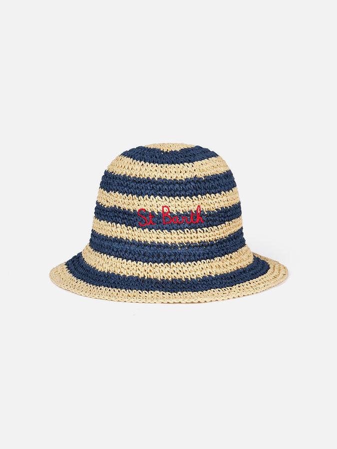 Mc2 Saint Barth Cappello di paglia stile secchiello Polly