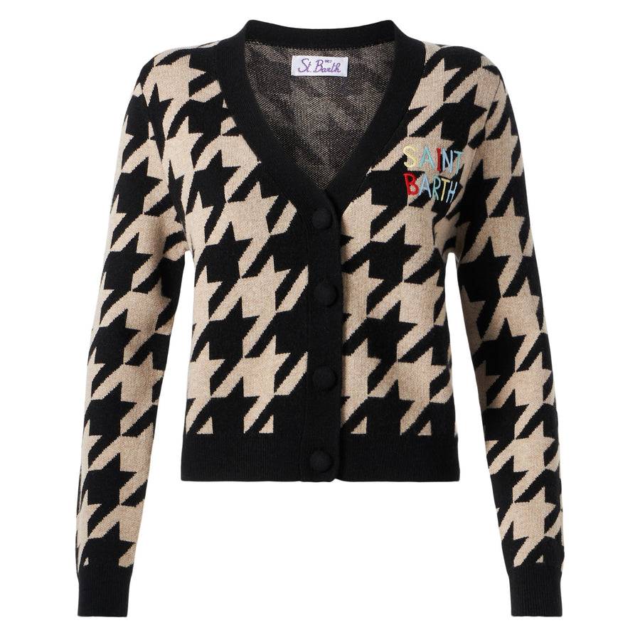 Mc2 Saint Barth Cardigan Corto Da Donna Con Ricamo Saint Barth