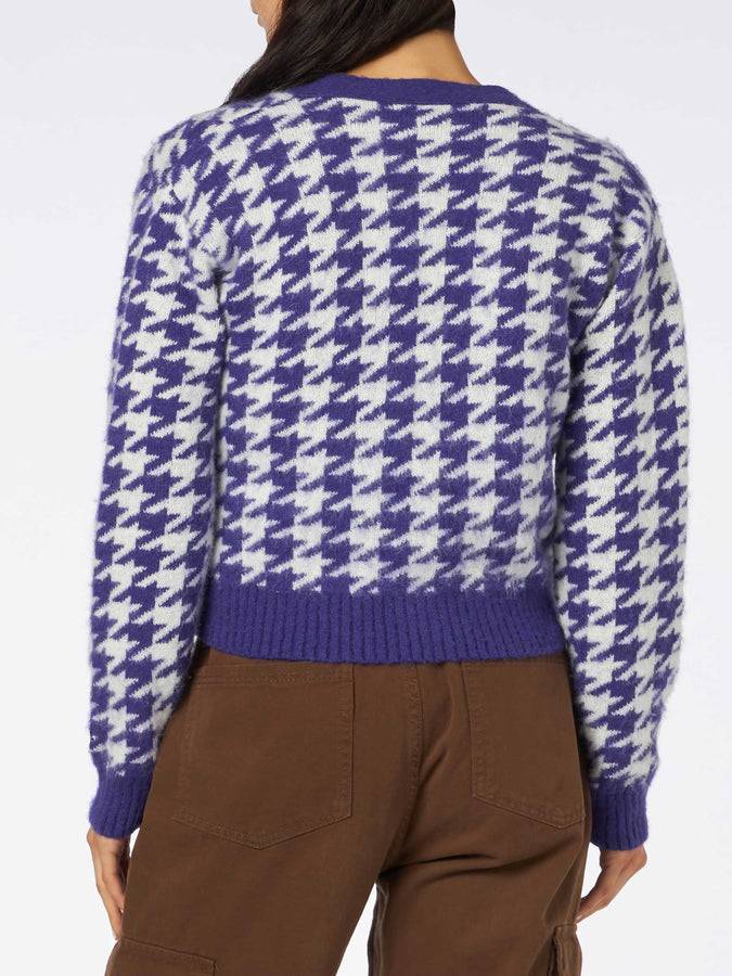 Mc2 Saint Barth Cardigan Crop Da Donna Con Bottoni Gioiello