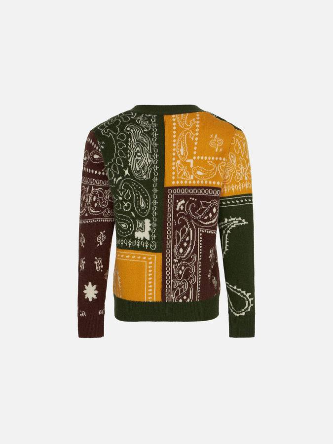 Mc2 Saint Barth Cardigan Da Bambino Con Stampa Bandana