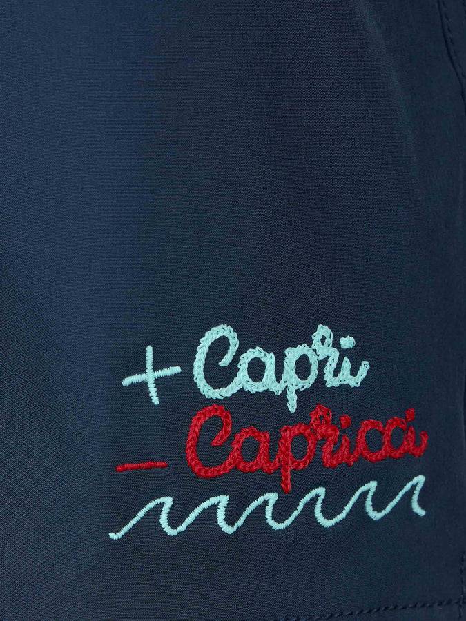Mc2 Saint Barth Costume Da Bagno Bambino Comfort Con + Capri - Ricamo Capricci | EDIZIONE SPECIALE INSULTI LUMINOSI