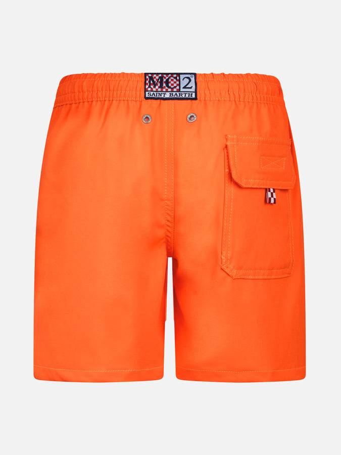 Mc2 Saint Barth Costume Da Bagno Bambino Comfort Con Ricamo Stai Calmo Lo Dici Al Mare