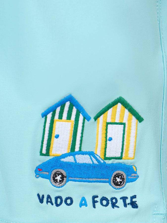Mc2 Saint Barth Costume Da Bagno Bambino Comfort Con Ricamo Vado A Forte