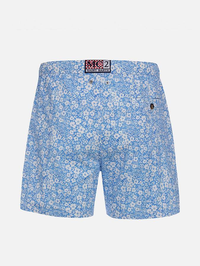 Mc2 Saint Barth Costume Da Bagno Bambino Comfort Light Con Stampa Floreale Vintage