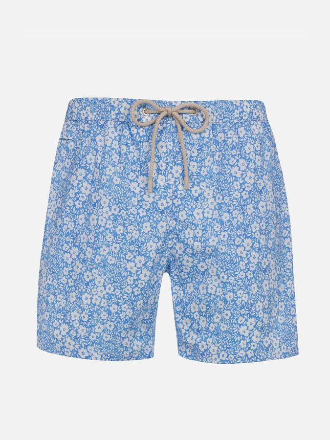 Mc2 Saint Barth Costume da bagno bambino Comfort Light con stampa floreale vintage