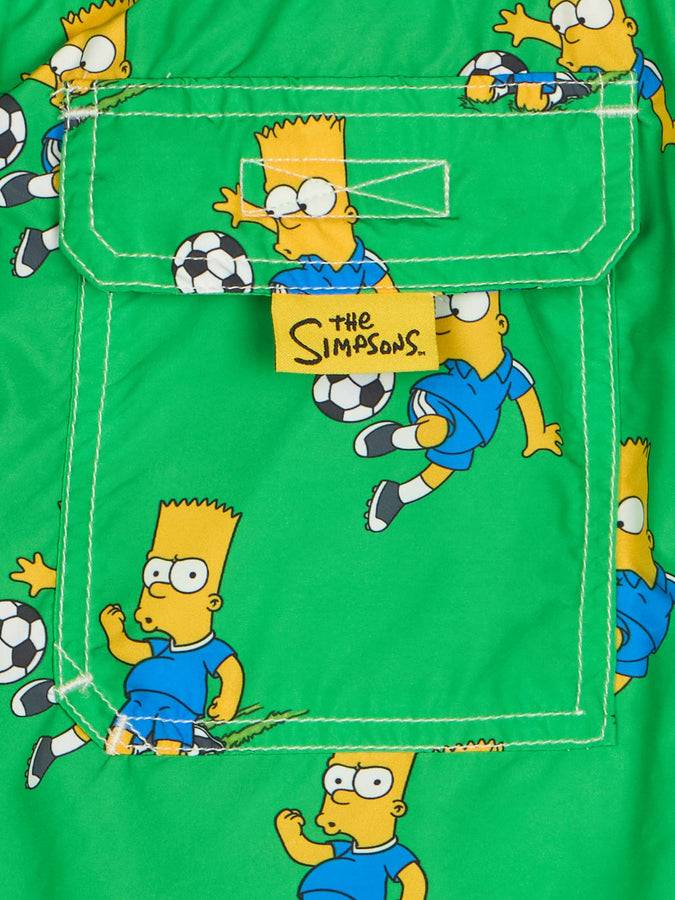 Mc2 Saint Barth Costume Da Bagno Bambino In Tessuto Leggero Jean Lighting Con Stampa Bart | L'EDIZIONE SPECIALE SIMPSON