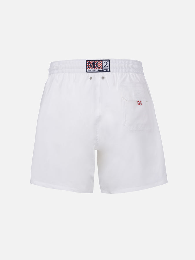 Mc2 Saint Barth Costume Da Bagno Bianco Da Uomo Comfort