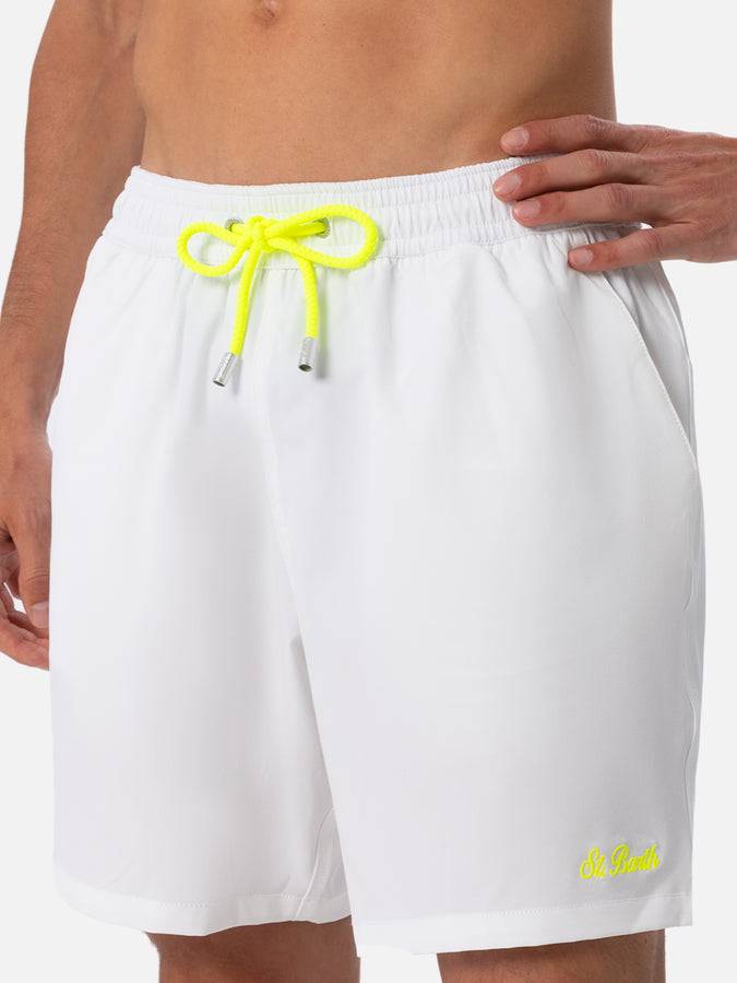 Mc2 Saint Barth Costume Da Bagno Bianco Da Uomo Comfort
