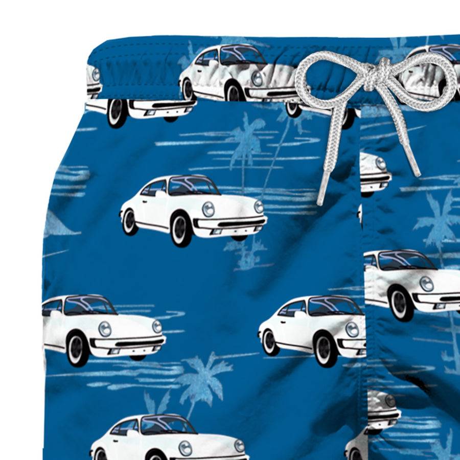 Mc2 Saint Barth Costume Da Bagno Classico Da Bambino Con Stampa Cars