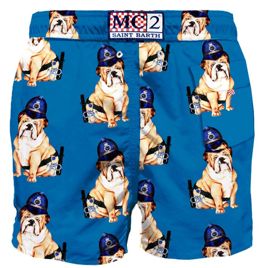Mc2 Saint Barth Costume Da Bagno Classico Da Uomo Con Stampa