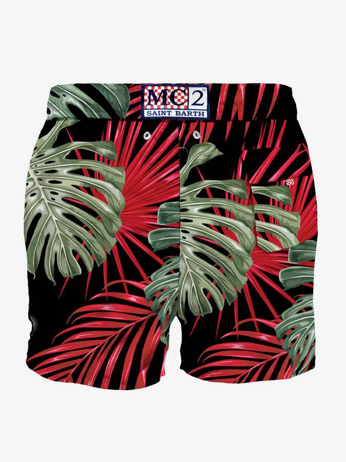 Mc2 Saint Barth Costume Da Bagno Classico Da Uomo Con Stampa Tropicale