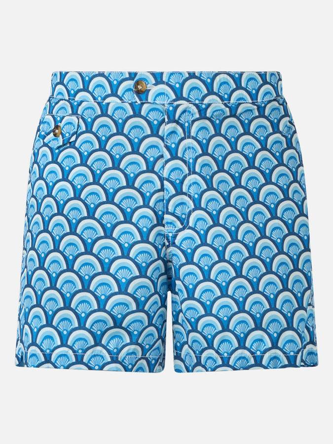 Mc2 Saint Barth Costume da bagno corto stampa maiolica