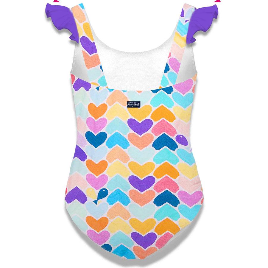 Mc2 Saint Barth Costume Da Bagno Da Bambina Con Volant