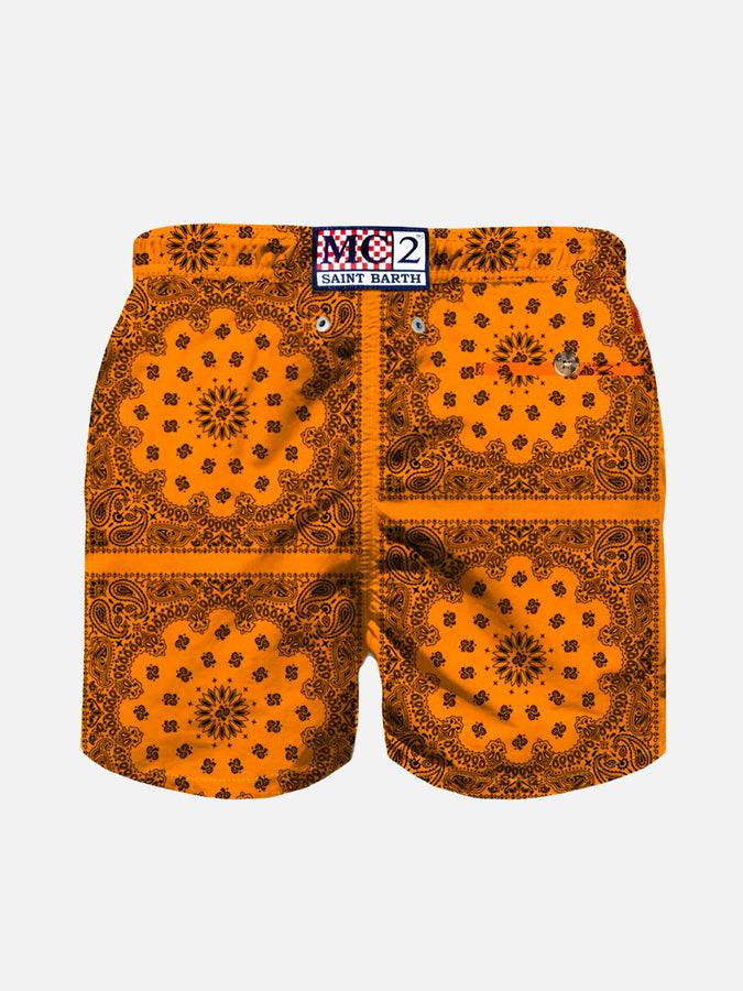 Mc2 Saint Barth Costume Da Bagno Da Bambino Arancione