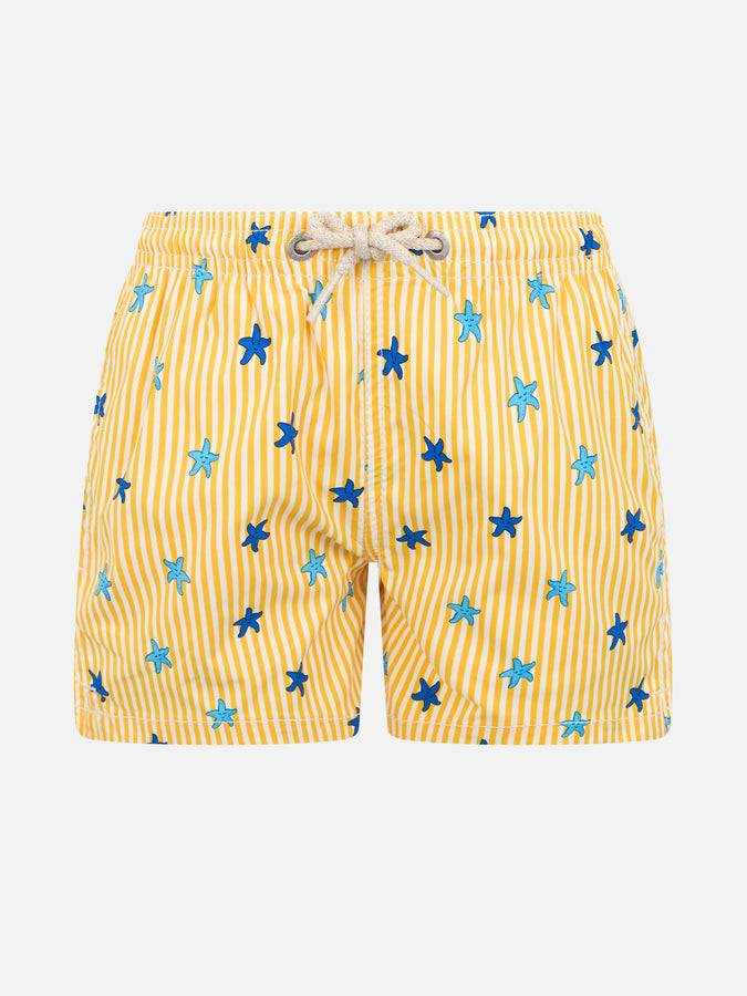 Mc2 Saint Barth Costume da bagno da bambino Comfort Light Jr con stampa stelle marine