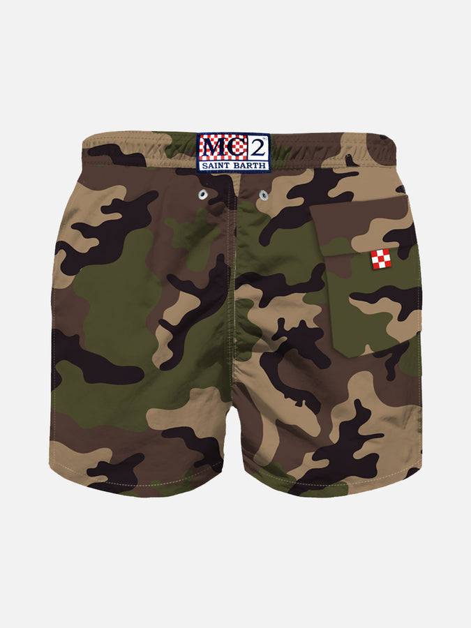 Mc2 Saint Barth Costume Da Bagno Da Bambino Con Patch Snoopy | SNOOPY - EDIZIONE SPECIALE PEANUTS™