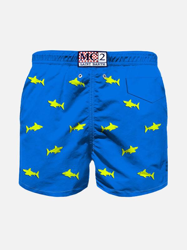 Mc2 Saint Barth Costume Da Bagno Da Bambino Con Ricami
