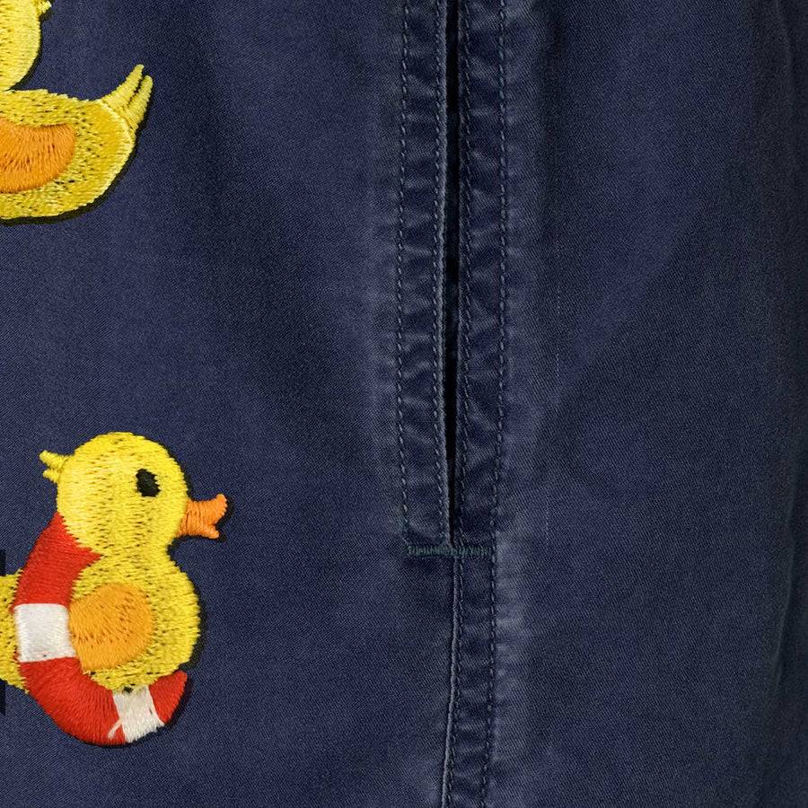 Mc2 Saint Barth Costume Da Bagno Da Bambino Con Ricamo Papere