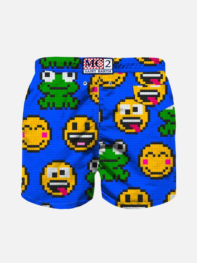 Mc2 Saint Barth Costume Da Bagno Da Bambino Con Stampa