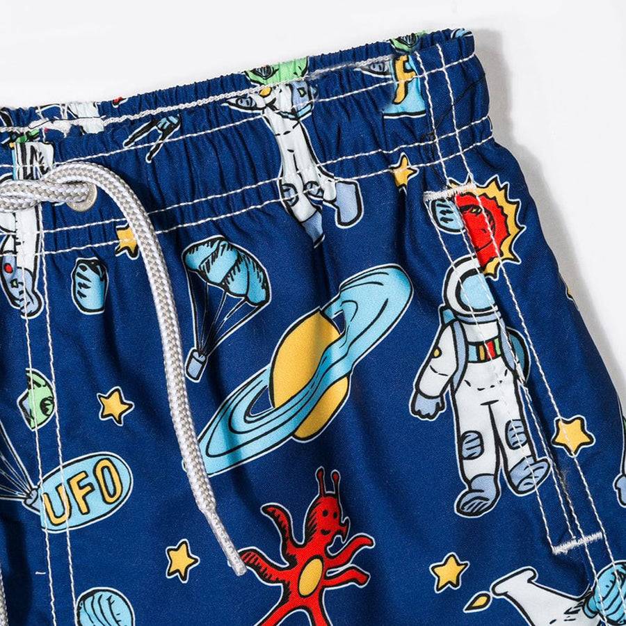 Mc2 Saint Barth Costume Da Bagno Da Bambino Con Stampa Astronauta