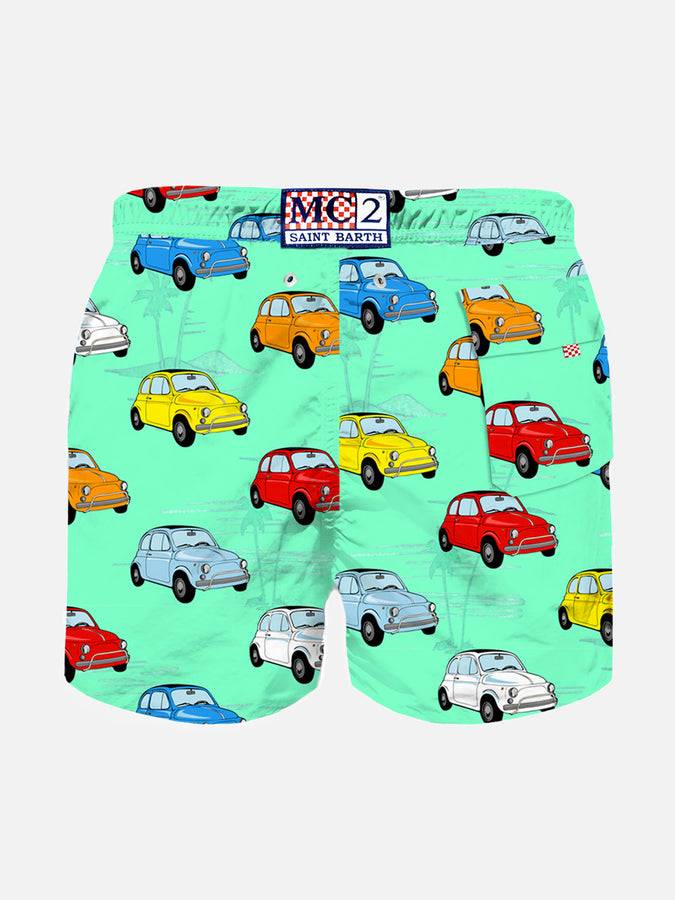 Mc2 Saint Barth Costume Da Bagno Da Bambino Con Stampa Auto
