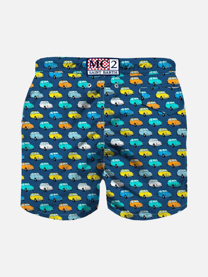 Mc2 Saint Barth Costume Da Bagno Da Bambino Con Stampa Auto Fiat 500 | FIAT© 500 Edizione Speciale