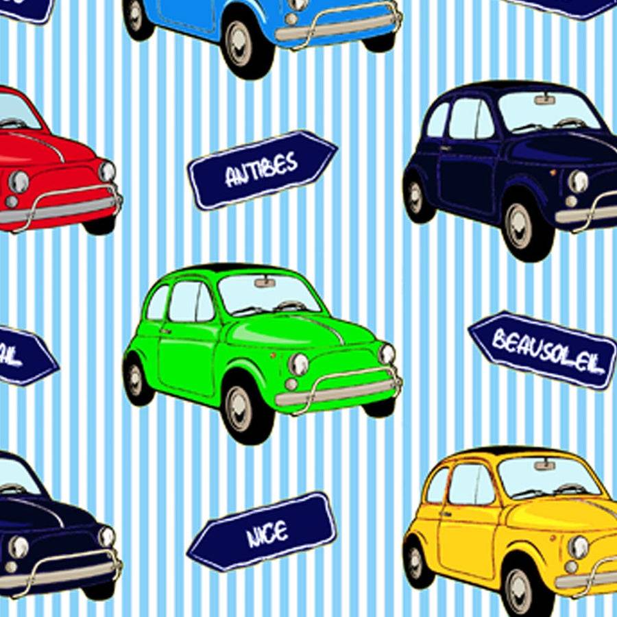 Mc2 Saint Barth Costume Da Bagno Da Bambino Con Stampa Auto |FIAT© 500