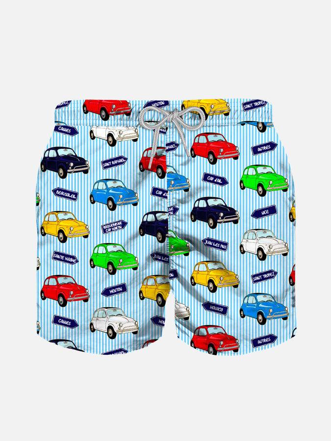Mc2 Saint Barth Costume da bagno da bambino con stampa auto |FIAT© 500