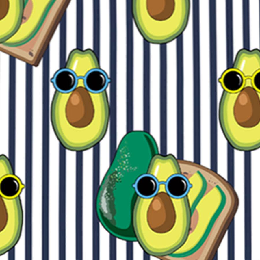 Mc2 Saint Barth Costume Da Bagno Da Bambino Con Stampa Avocado Toast
