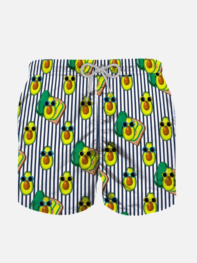 Mc2 Saint Barth Costume da bagno da bambino con stampa Avocado Toast