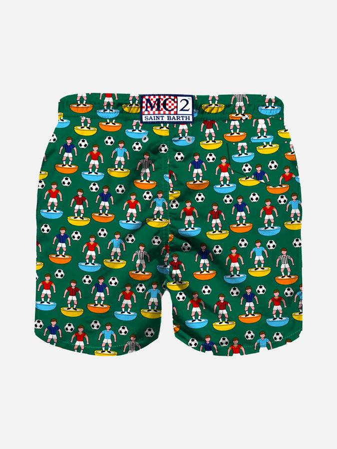 Mc2 Saint Barth Costume Da Bagno Da Bambino Con Stampa Calcio