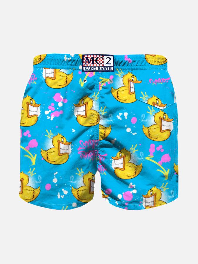 Mc2 Saint Barth Costume Da Bagno Da Bambino Con Stampa Crypto Papera | CRYPTO PUPPETS® EDIZIONE SPECIALE