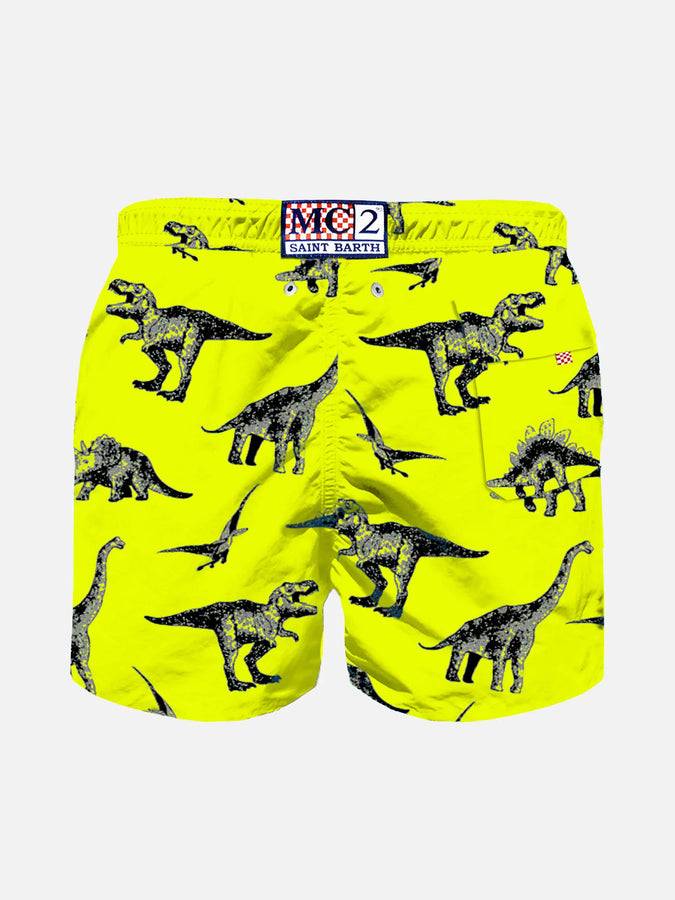 Mc2 Saint Barth Costume Da Bagno Da Bambino Con Stampa Di Dinosauri