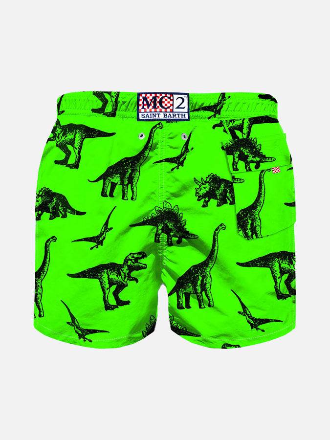 Mc2 Saint Barth Costume Da Bagno Da Bambino Con Stampa Dinosauri