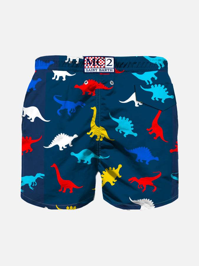 Mc2 Saint Barth Costume Da Bagno Da Bambino Con Stampa Dinosauri