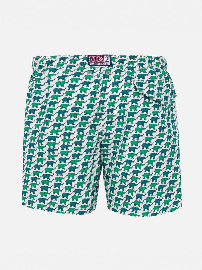 Mc2 Saint Barth Costume Da Bagno Da Bambino Con Stampa Elefante