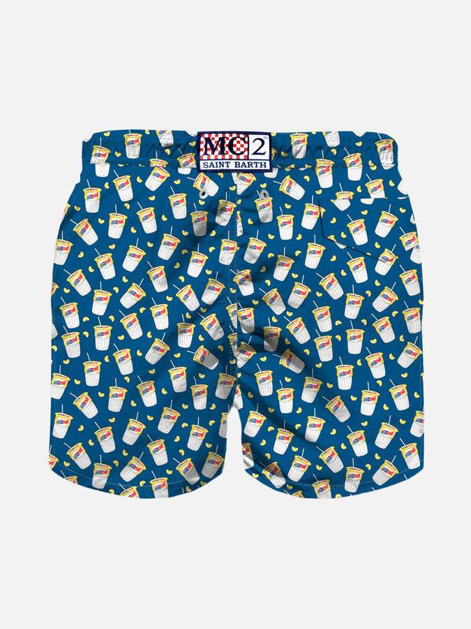 Mc2 Saint Barth Costume Da Bagno Da Bambino Con Stampa Estathé | Edizione Speciale Estathé®