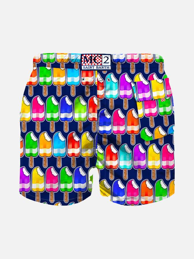 Mc2 Saint Barth Costume Da Bagno Da Bambino Con Stampa Gelati