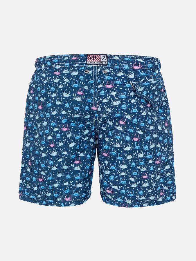 Mc2 Saint Barth Costume Da Bagno Da Bambino Con Stampa Granchi Multicolore