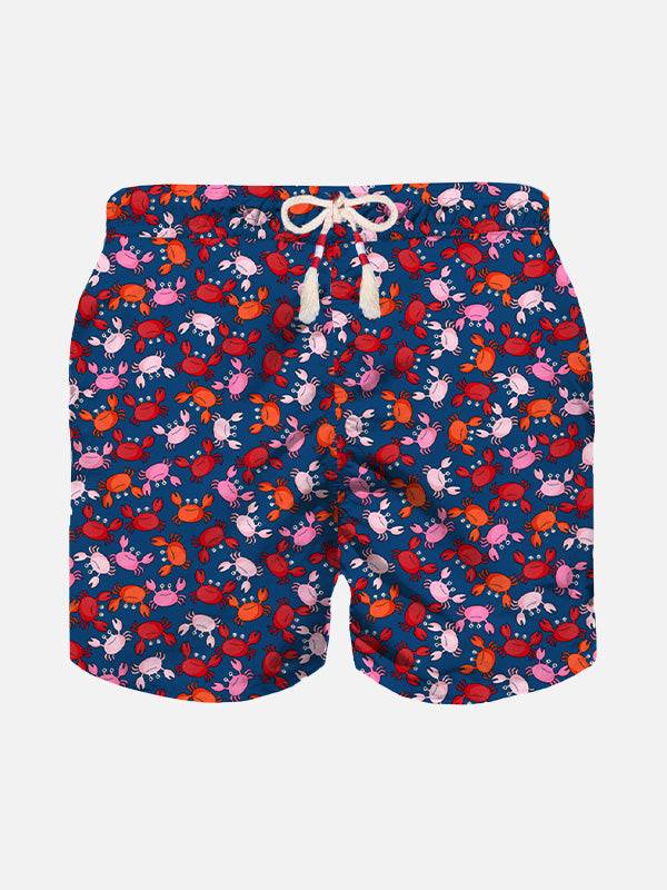 Mc2 Saint Barth Costume da bagno da bambino con stampa granchio