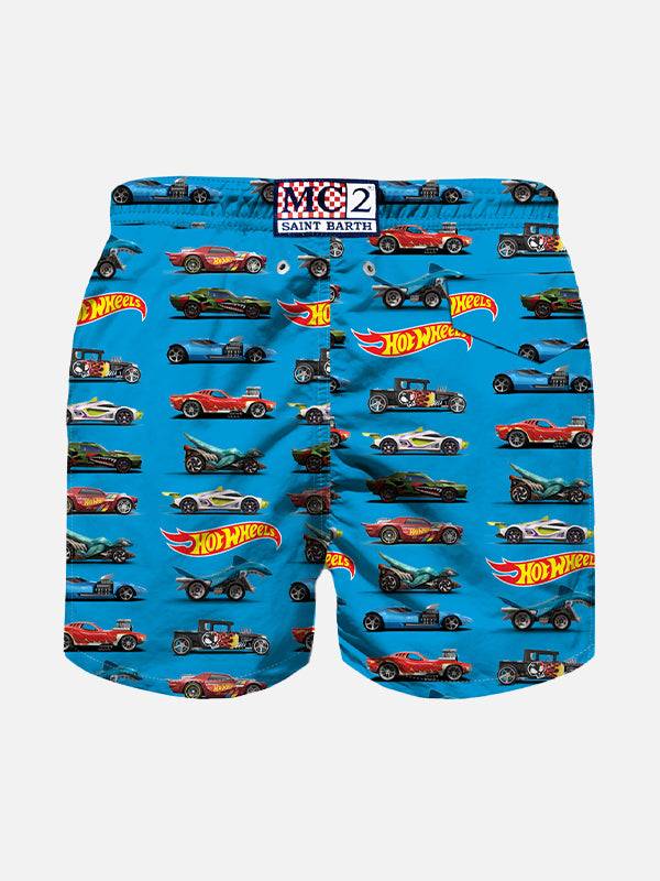 Mc2 Saint Barth Costume Da Bagno Da Bambino Con Stampa Hot Wheels | HOT WHEELS™ EDIZIONE SPECIALE