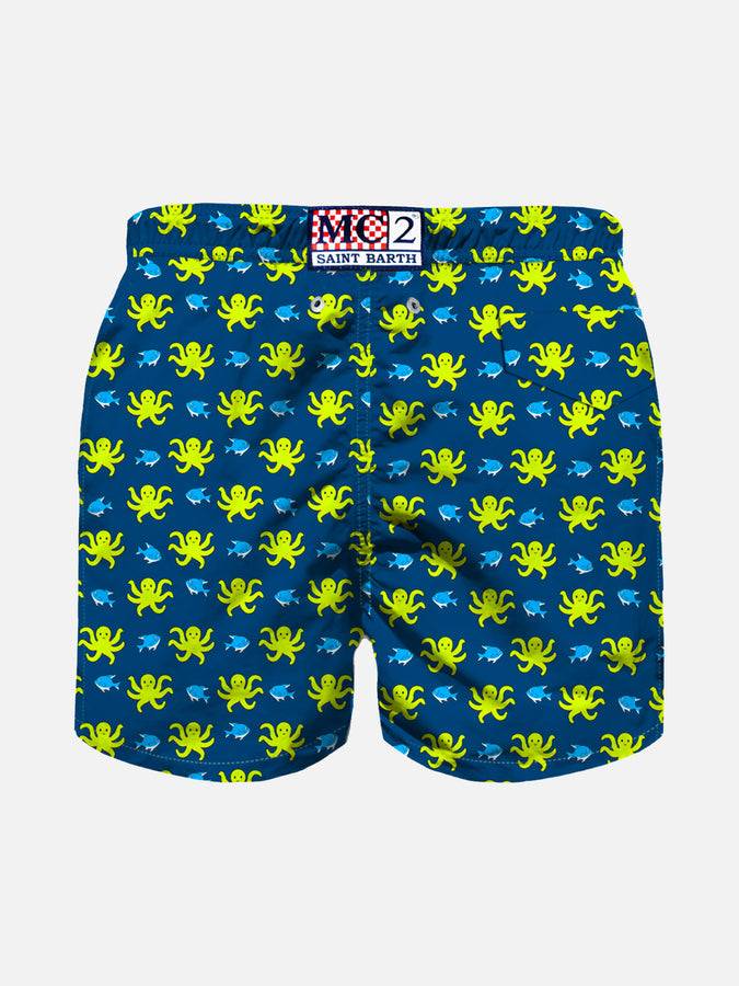 Mc2 Saint Barth Costume Da Bagno Da Bambino Con Stampa Meduse